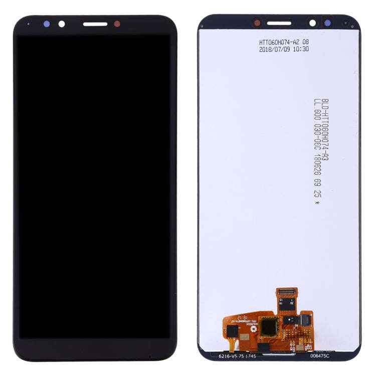 OEM LCD Screen for Huawei Y7 Prime (2018) with Digitizer Full Assembly (Black)