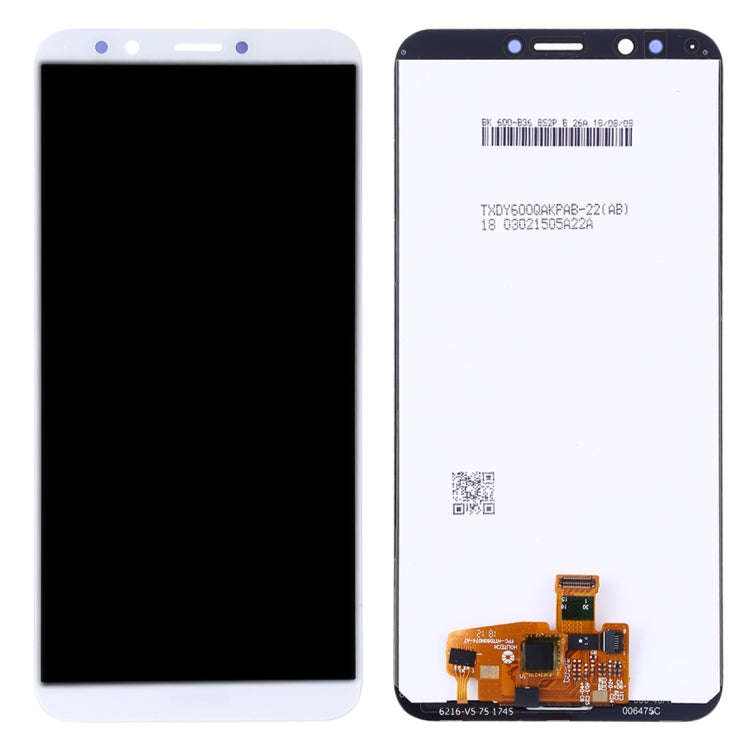 OEM LCD Screen for Huawei Y7 Prime (2018) with Digitizer Full Assembly (White)