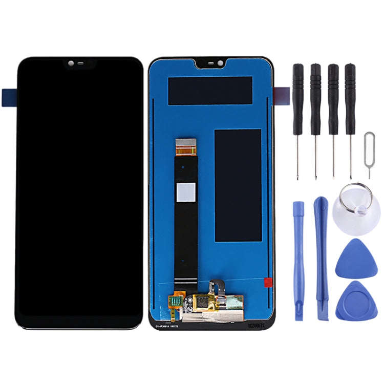 TFT LCD Screen for Nokia 7.1 TA-1085 TA-1095 TA-1096 with Digitizer Full Assembly (Black)