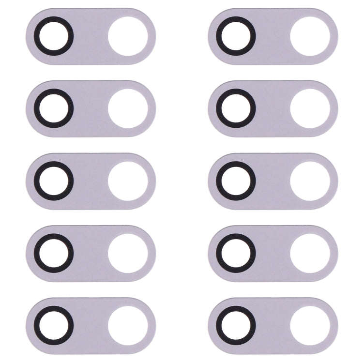 10 PCS Back Camera Lens for LG V30 H930 H933 (Silver)