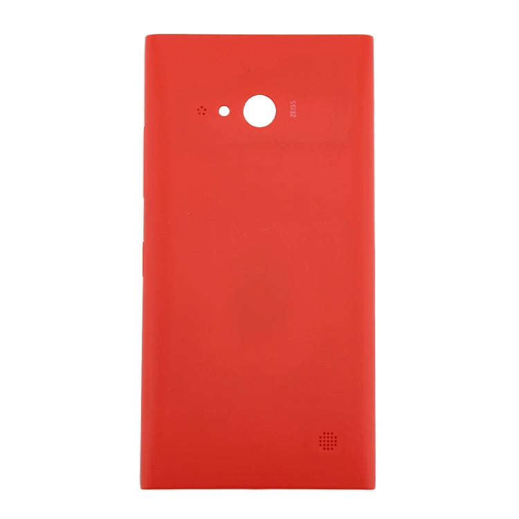 for Nokia Lumia 735 Solid Color NFC Battery Back Cover(Red)