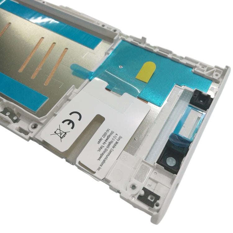 Front Housing LCD Frame Bezel for Sony Xperia L1 (White)