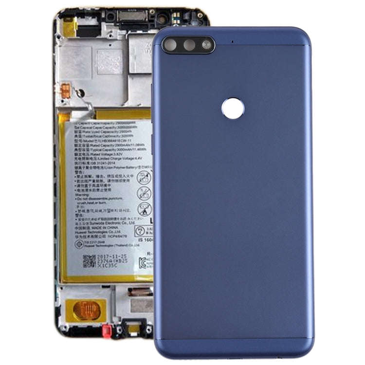 Back Cover with Side Keys for Huawei Honor Play 7C(Blue)