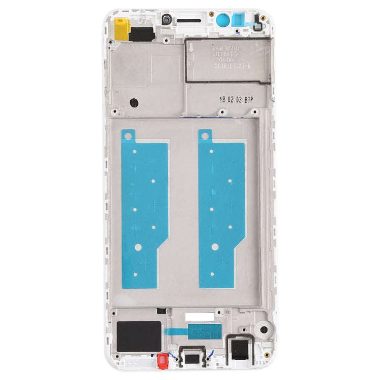 Front Housing LCD Frame Bezel for Huawei Honor Play 7C(White)