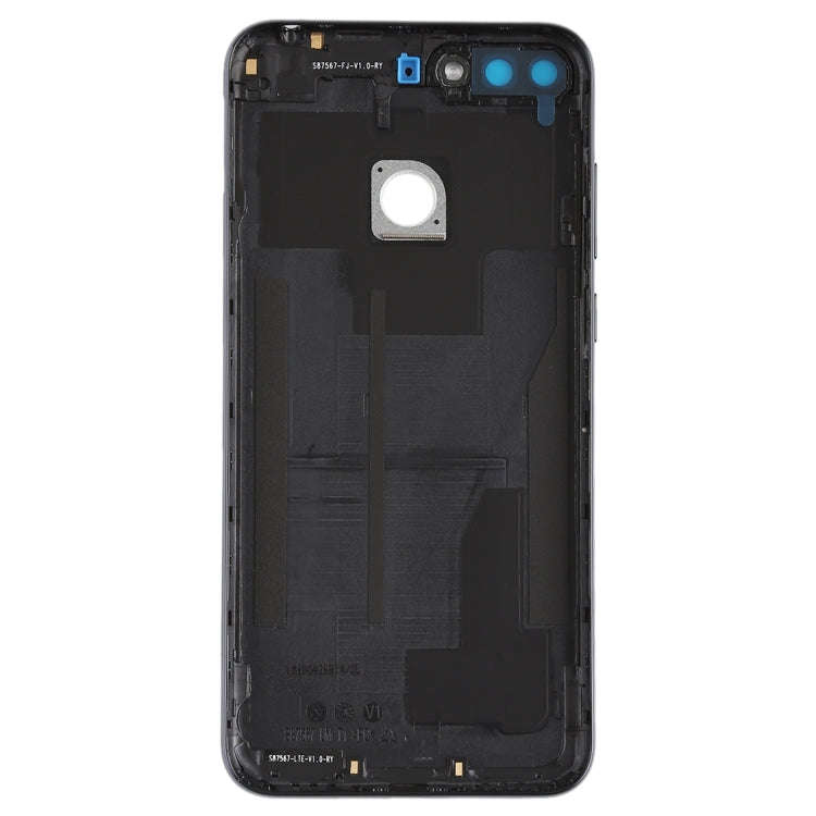 Back Cover with Side Keys & Camera Lens for Huawei Honor Play 7A(Black)