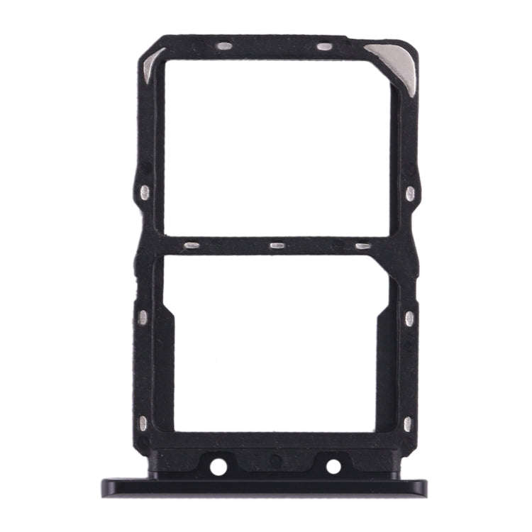 SIM Card Tray + NM Card Tray for Huawei Nova 5 (Black)
