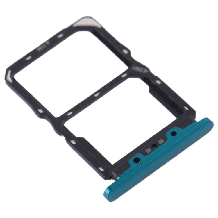 SIM Card Tray + NM Card Tray for Huawei Nova 5 (Green)