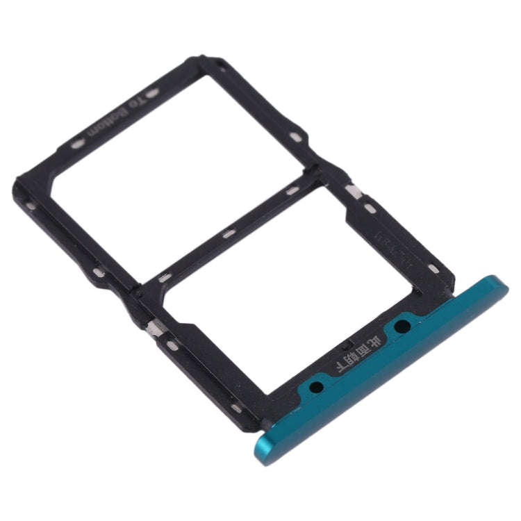 SIM Card Tray + NM Card Tray for Huawei Nova 5 (Green)