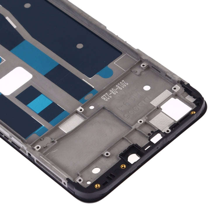 For OPPO A5 / A3s Front Housing LCD Frame Bezel Plate (Black)