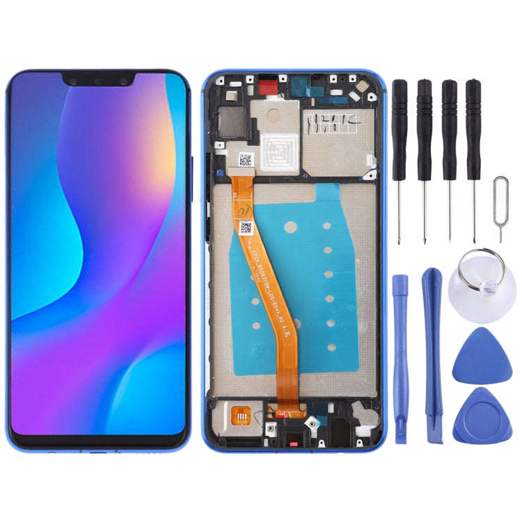 OEM LCD Screen for Huawei Nova 3i Digitizer Full Assembly with Frame (Blue)