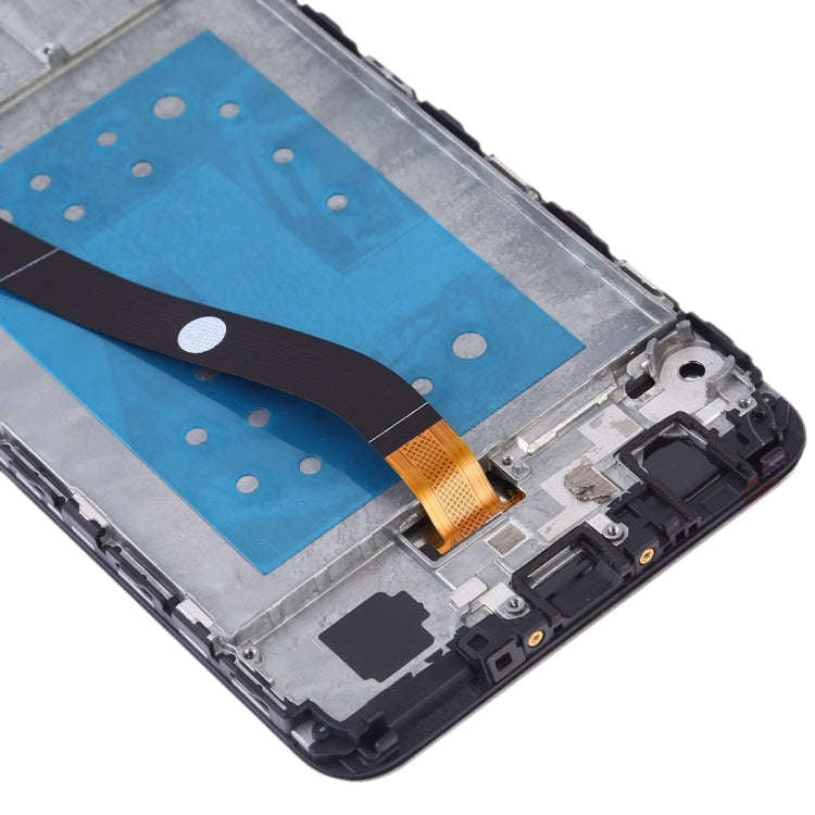 OEM LCD Screen for Huawei Honor 7X Digitizer Full Assembly with Frame (Black)