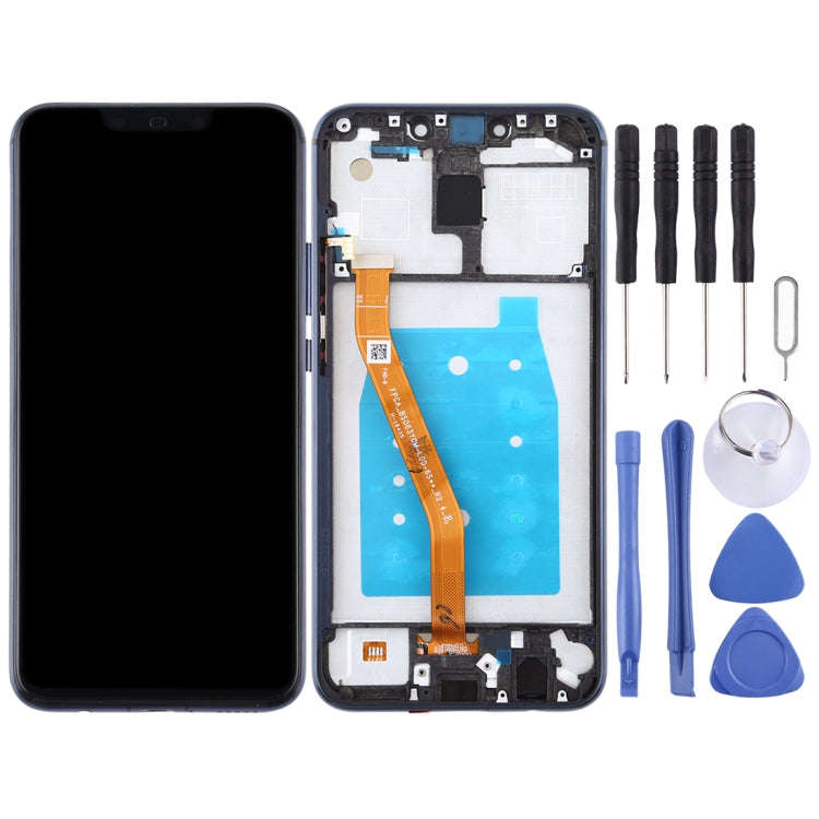 OEM LCD Screen for Huawei Mate 20 Lite / Maimang 7 Digitizer Full Assembly with Frame (Blue)