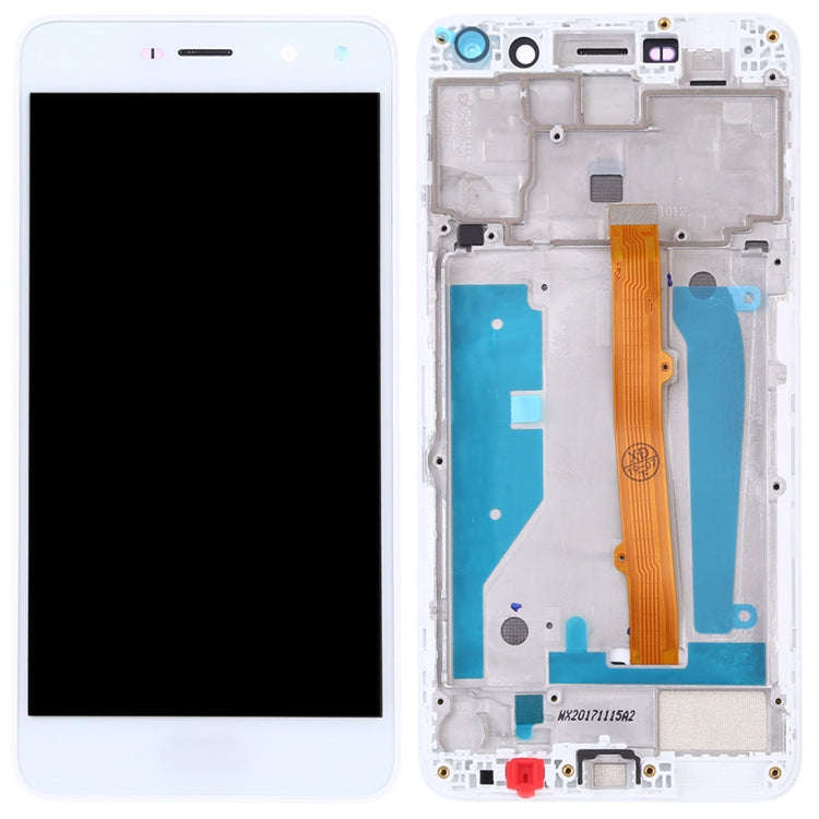 OEM LCD Screen for Huawei Y5 (2017) Digitizer Full Assembly with Frame (White)