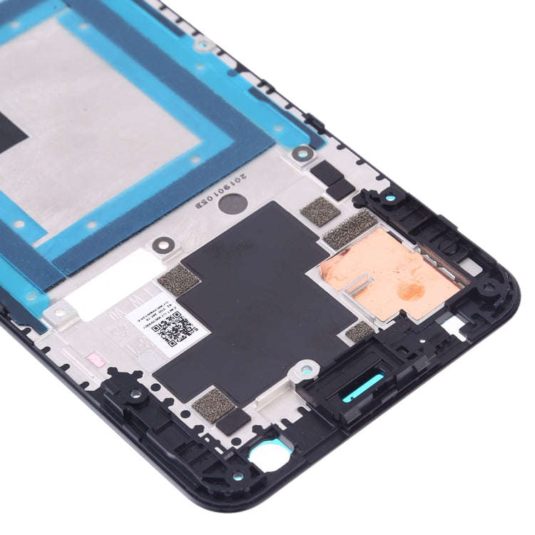 Front Housing LCD Frame Bezel Plate for Google Pixel 3a(Black)