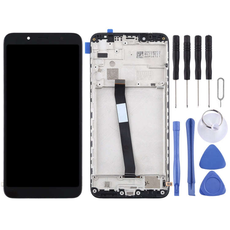 TFT LCD Screen for Xiaomi Redmi 7A Digitizer Full Assembly with Frame(Black)