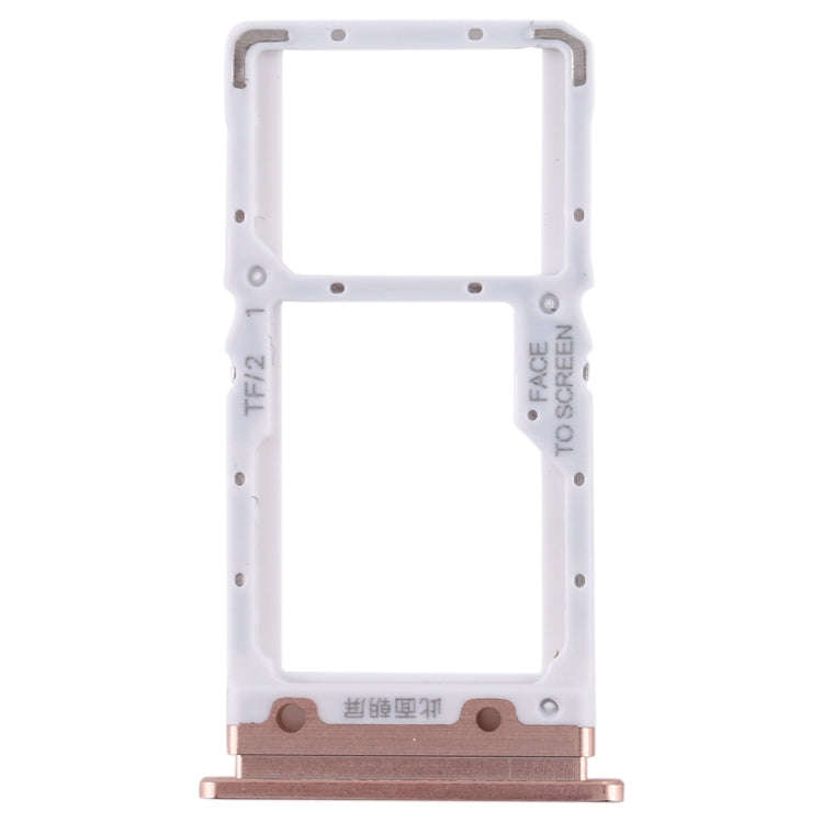 SIM Card Tray + SIM Card Tray / Micro SD Card Tray for Xiaomi Mi CC9 (Gold)
