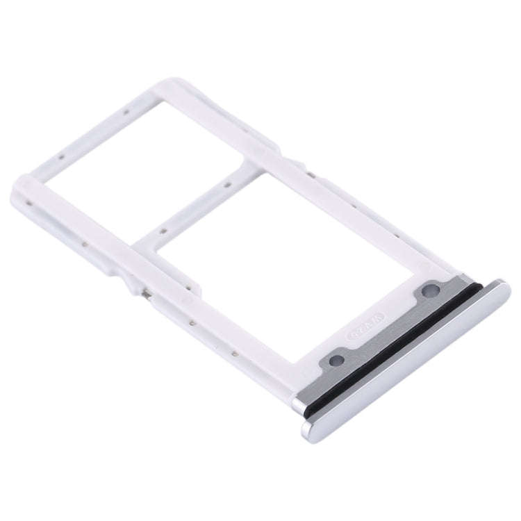 SIM Card Tray + SIM Card Tray / Micro SD Card Tray for Xiaomi Mi CC9 (Silver)