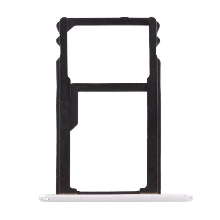 For Huawei Honor 7 Nano SIM Card Tray + Nano SIM / Micro SD Card Tray (Silver)