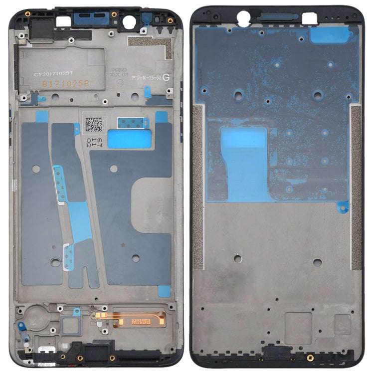 For OPPO A73 / F5 Front Housing LCD Frame Bezel Plate  (Black)