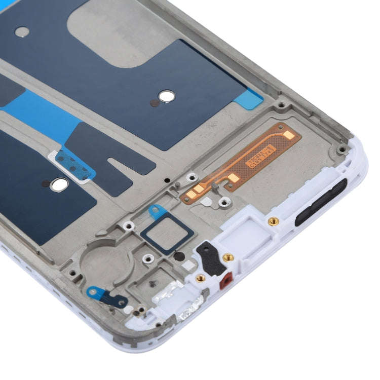 For OPPO A73 / F5 Front Housing LCD Frame Bezel Plate  (White)