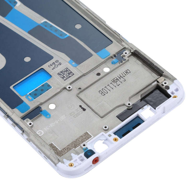 For OPPO A73 / F5 Front Housing LCD Frame Bezel Plate  (White)
