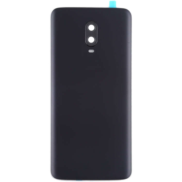 For OnePlus 6T Original Battery Back Cover with Camera Lens (Frosted Black )
