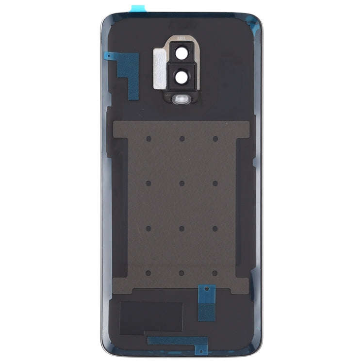 For OnePlus 6T Original Battery Back Cover with Camera Lens (Jet Black)