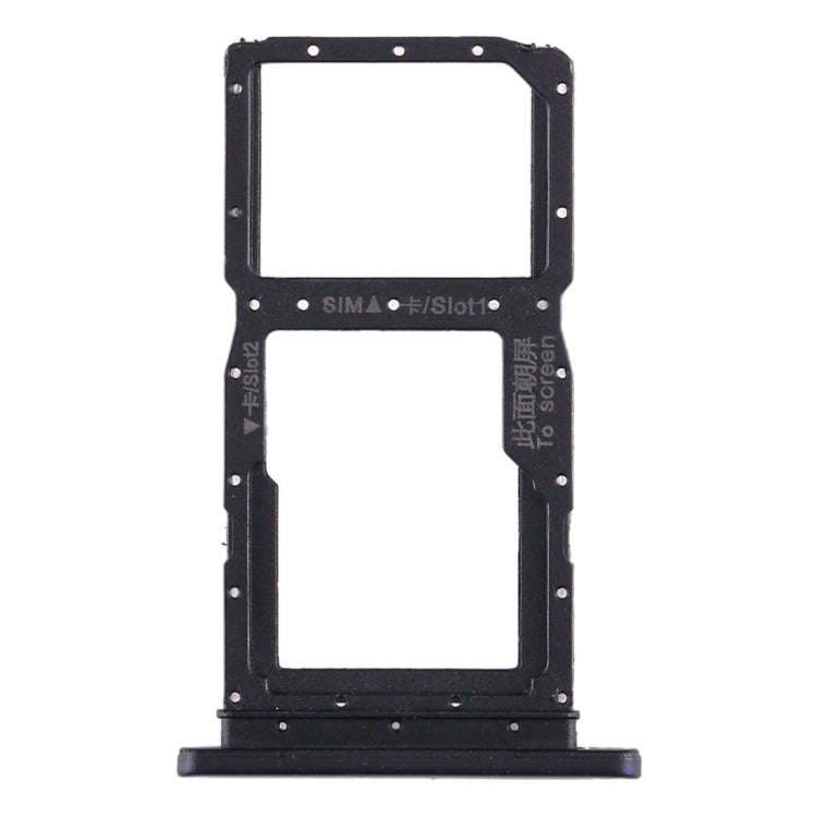 SIM Card Tray + SIM Card Tray / Micro SD Card Tray for Huawei Honor 9X / Honor 9X Pro(Dark Blue)