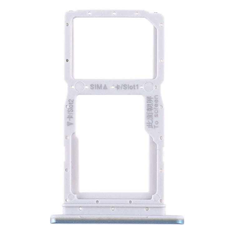 SIM Card Tray + SIM Card Tray / Micro SD Card Tray for Huawei Honor 9X / Honor 9X Pro(Baby Blue)