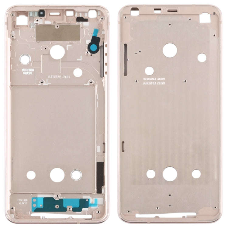 Front Housing LCD Frame Bezel Plate for LG G6 / H870 / H970DS / H872 / LS993 / VS998 / US997 (Gold)