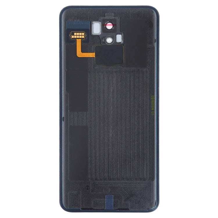 Battery Back Cover with Camera Lens & Fingerprint Sensor for LG Q7 / Q7+(Black)