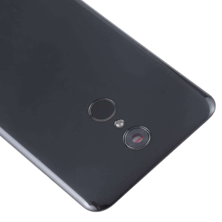 Battery Back Cover with Camera Lens & Fingerprint Sensor for LG Q7 / Q7+(Black)