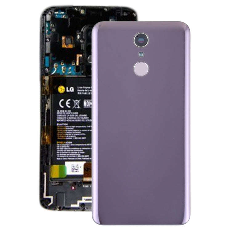 Battery Back Cover with Camera Lens & Fingerprint Sensor for LG Q7 / Q7+(Purple)