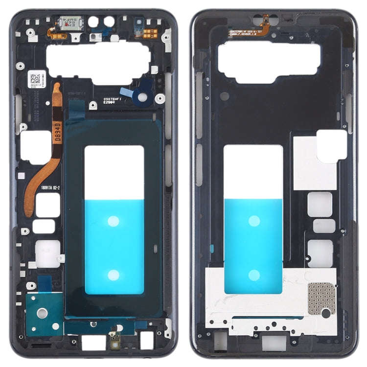 Front Housing LCD Frame Bezel Plate for LG V40 ThinQ (Black)