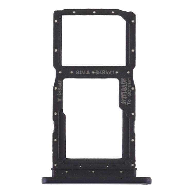 SIM Card Tray + SIM Card Tray / Micro SD Card Tray for Huawei Honor 9X Pro (Purple)