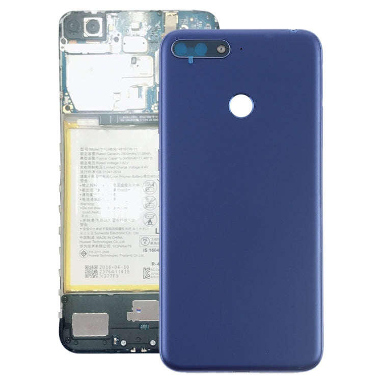 Back Cover with Side Keys for Huawei Y6 (2018)(Blue)