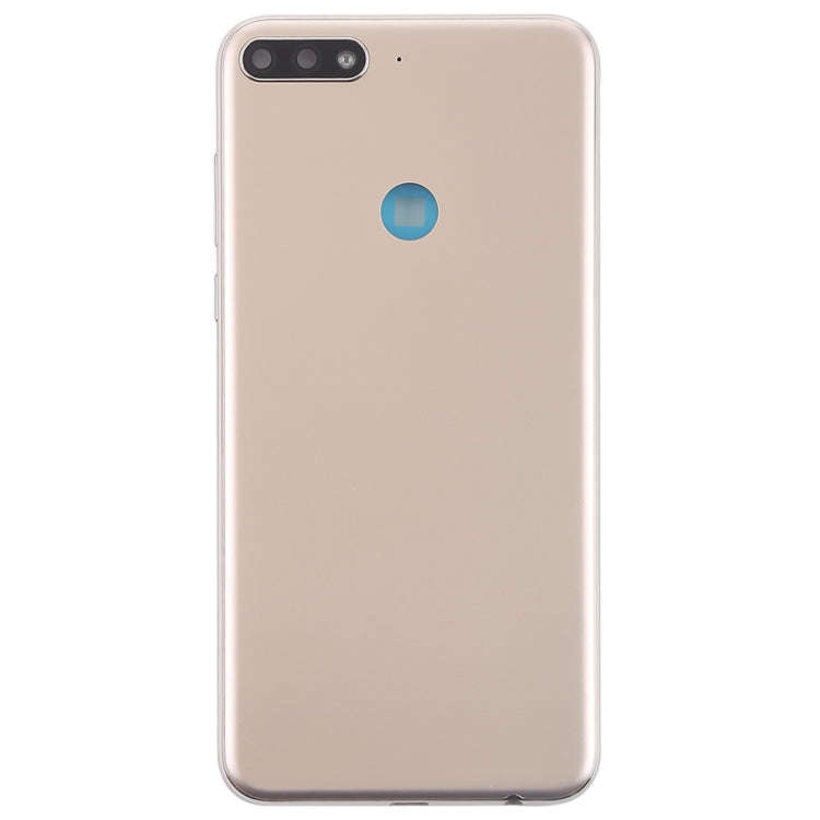 Back Cover with Side Keys for Huawei Y7 (2018)(Gold)
