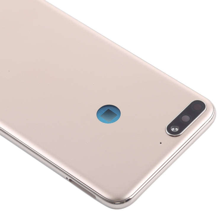 Back Cover with Side Keys for Huawei Y7 (2018)(Gold)