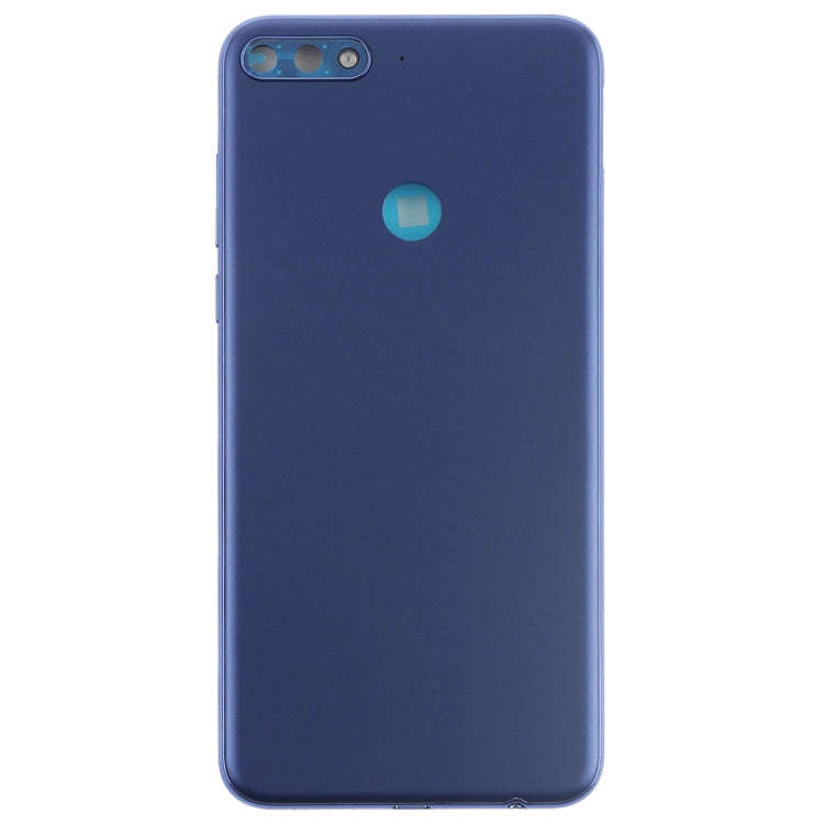 Back Cover with Side Keys for Huawei Y7 (2018)(Blue)