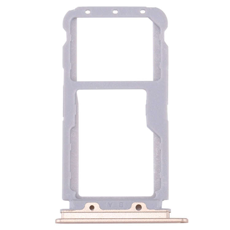 For Huawei nova 2 Plus SIM Card Tray & SIM / Micro SD Card Tray(Gold)