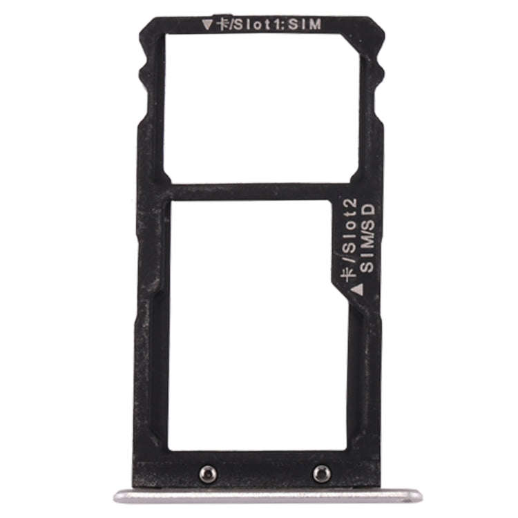 For Huawei Maimang 5 SIM Card Tray & SIM / Micro SD Card Tray(Silver)
