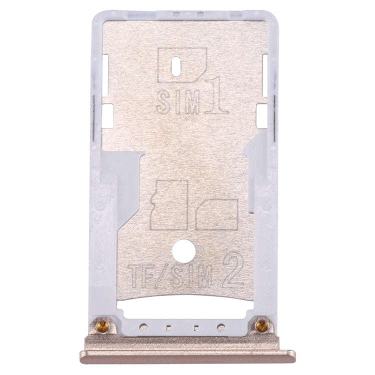 For Xiaomi Mi Max 2 SIM & SIM / TF Card Tray(Gold)