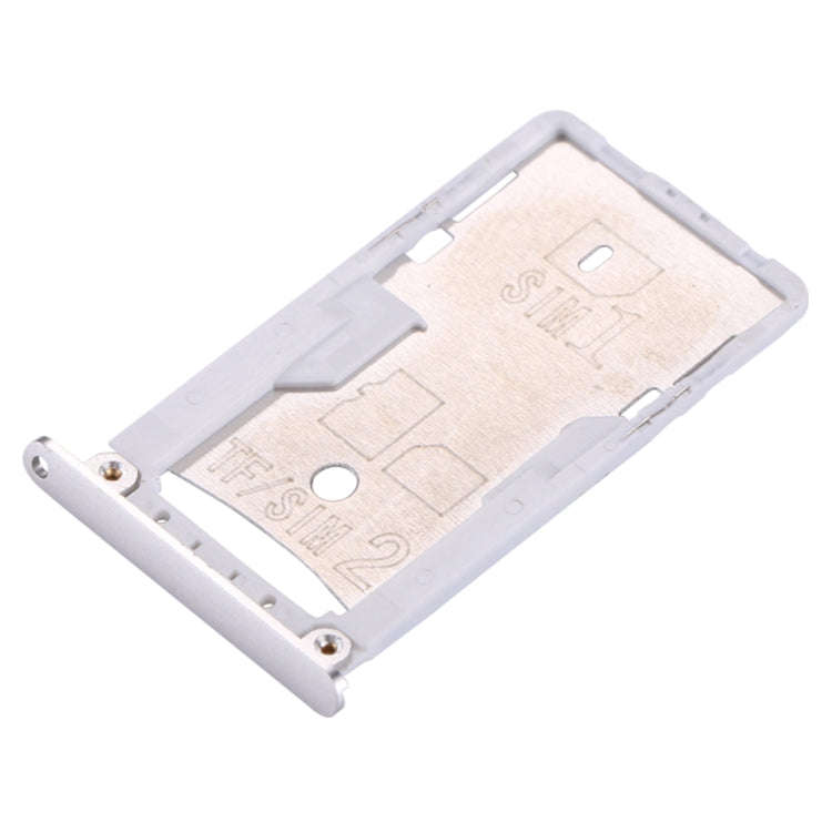 For Xiaomi Redmi 3 & 3s SIM & SIM / TF Card Tray(Silver)