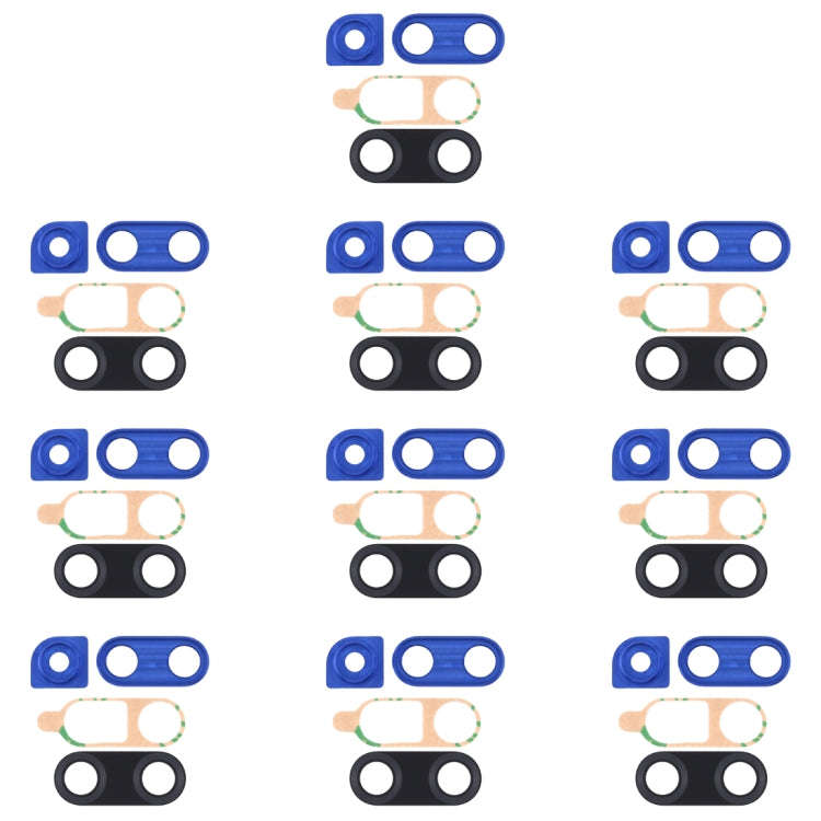 For Huawei Nova 4 10pcs Camera Lens Cover (Blue)