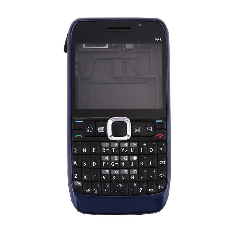 Full Housing Cover (Front Cover + Middle Frame Bezel + Battery Back Cover + Keyboard) for Nokia E...