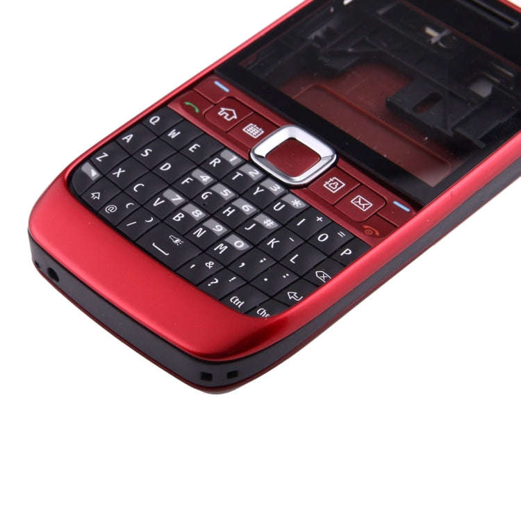 Full Housing Cover (Front Cover + Middle Frame Bezel + Battery Back Cover + Keyboard) for Nokia E...