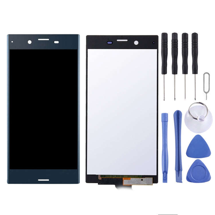 Original LCD Screen + Original Touch Panel for Sony Xperia XZ(Dark Blue)
