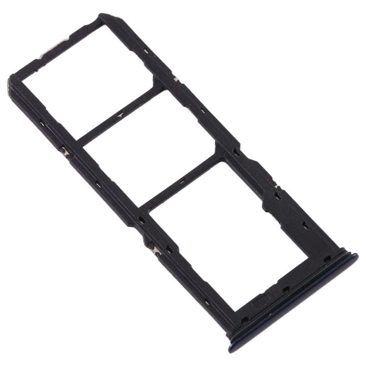 For Vivo S1 SIM Card Tray + SIM Card Tray + Micro SD Card Tray (Black)