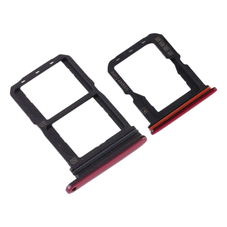 For Vivo S1 Pro SIM Card Tray + SIM Card Tray + Micro SD Card Tray (Red)