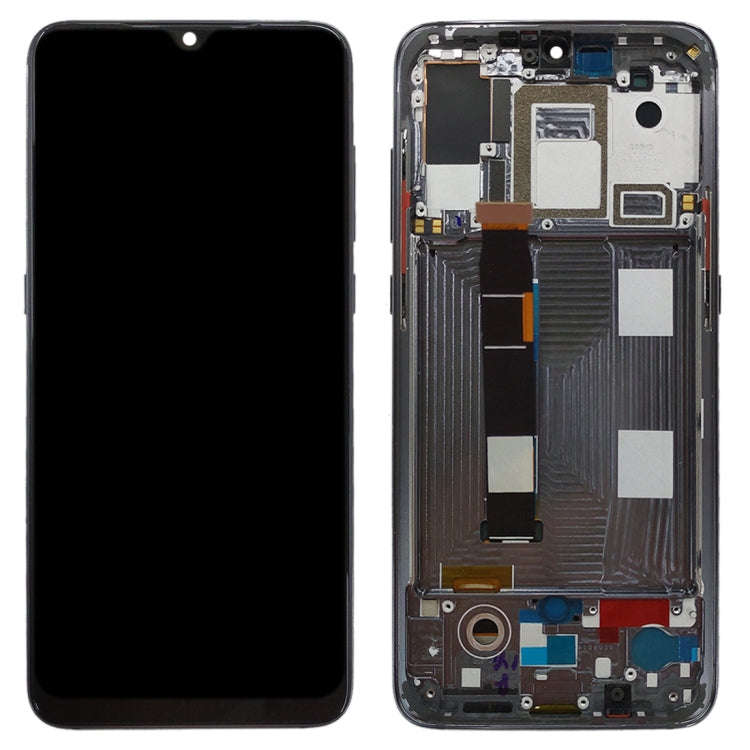 OLED LCD Screen for Xiaomi Mi 9 Digitizer Full Assembly with Frame(Black)